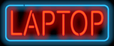 Laptop Neon Sign