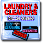 Laundry & Cleaners Neon Signs