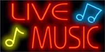 Live Music Neon Sign