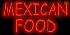 Mexican Food Neon Sign