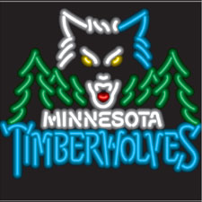 Minnesota Timberwolves Neon Sign