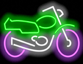 Motorcycle Neon Sign Small
