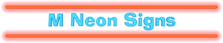 "M" Neon Signs