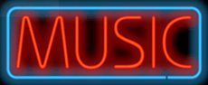 Music Neon Sign