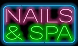 Nails & Spa Neon Sign