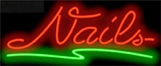 Nails Neon Sign
