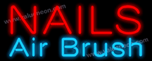 Nails Air Brush Neon Sign
