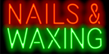 Nails & Waxing Neon Sign