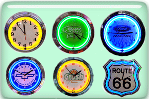 Neon Clocks