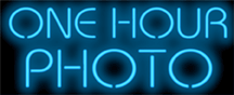 One Hour Photo Neon Sign