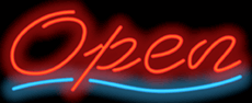 Neon Open Sign