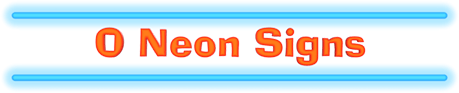 "O" Neon Signs