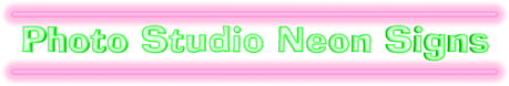 Photo Studio Neon Signs