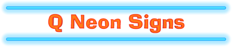 "Q" Neon Signs