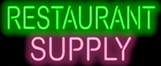 Restaurant Supply Neon Sign