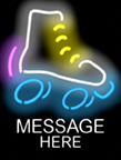 Skate Neon Sign with Your Custom Message