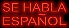 Se Habla Espanol Neon Sign