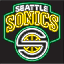 Seattle Supersonics Neon Sign