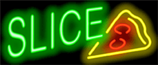 Slice Neon Sign
