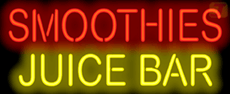 Smoothies Juice Bar Neon sign