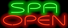 Spa Open Neon Sign