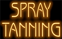 Spray Tanning Neon Sign