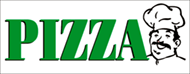 PIZZA Header Set for Sidewalk Sign