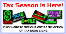 Click Here for Tax Neon Signs
