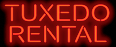 Tuxedo Rental Neon Sign