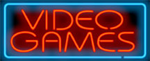 Video Games Neon Sign