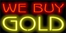 We Buy Gold Neon Sign