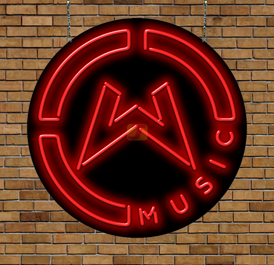 Wasserman Logo Neon Sign