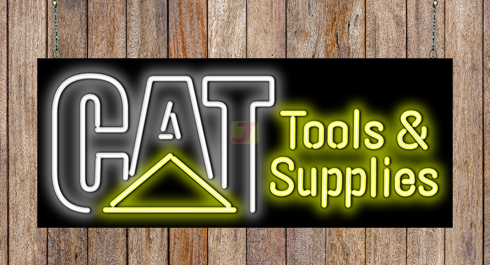 CAT Tools & Supplies Neon Sign