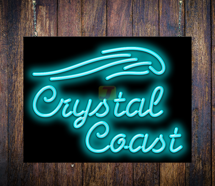 Crystal Coast Neon Sign