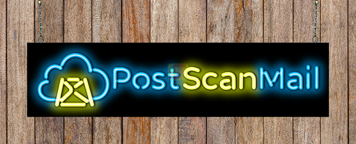 Post Scan Mail Neon Sign