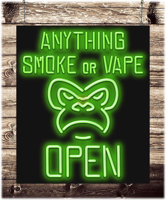 Anything Smoke Or Vape XL Neon Sign