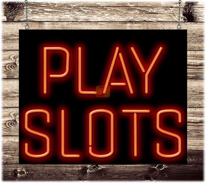 Play Slots Neon Sign