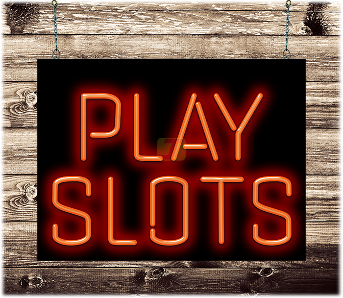 Play Slots Neon Sign