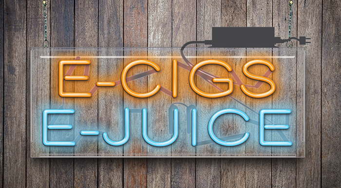E-Cigs E-Juice Neon Sign