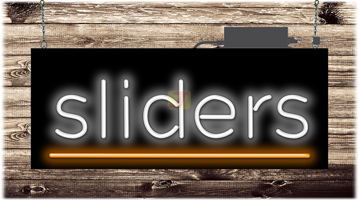sliders Neon Sign