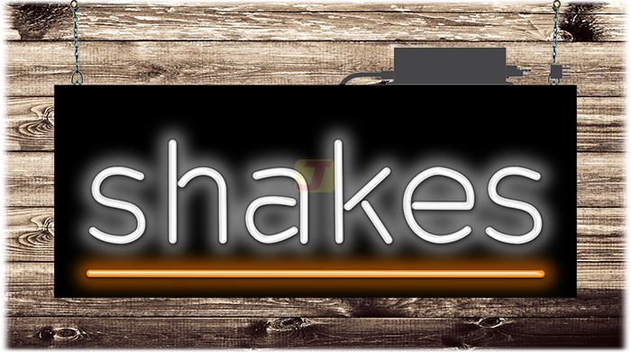 shakes Neon Sign