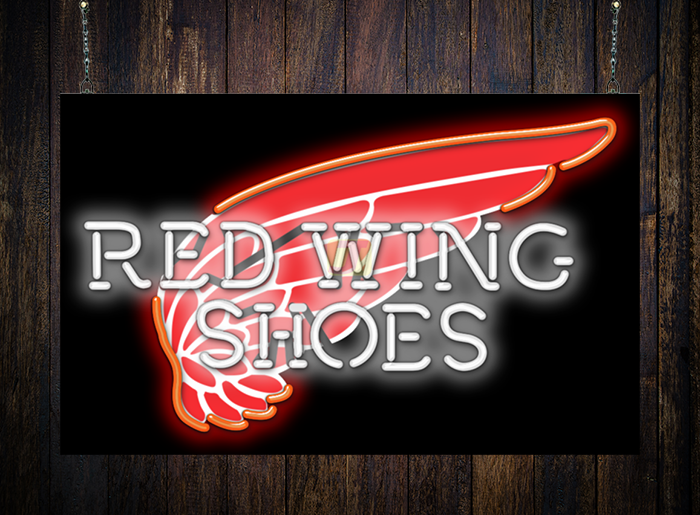 Red Wing Neon Sign