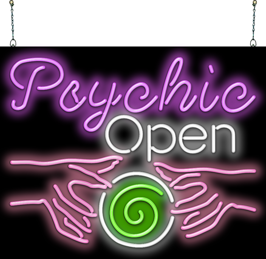 Psychic Open Neon Sign