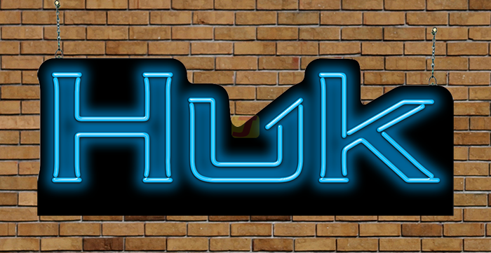 Huk Neon Sign