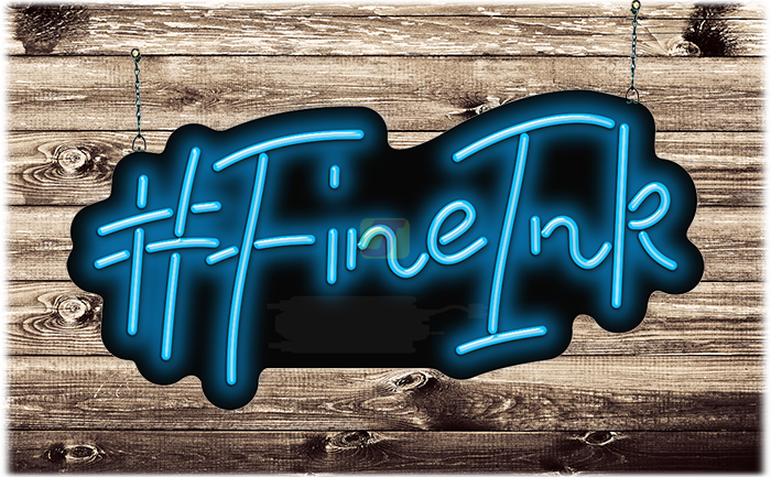 #FineInk Neon Sign