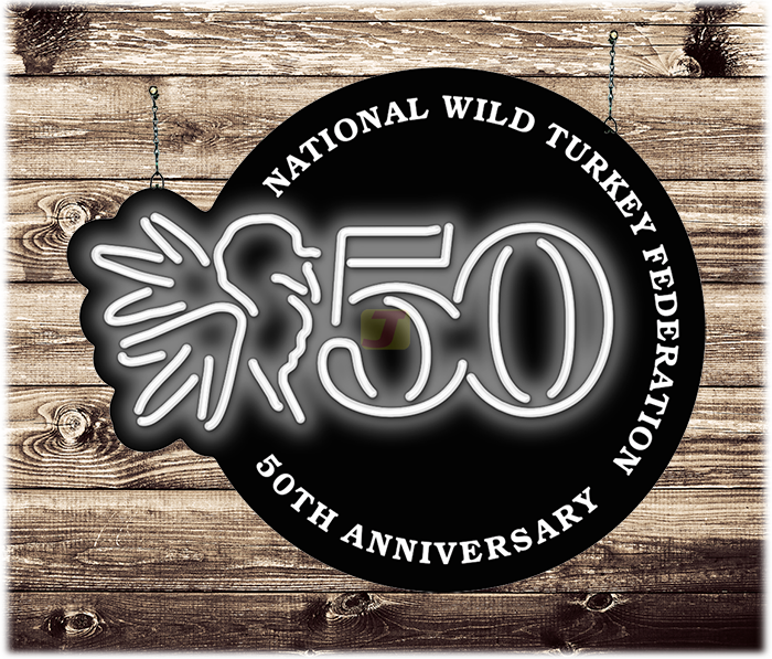 50th Anniversary Neon Sign