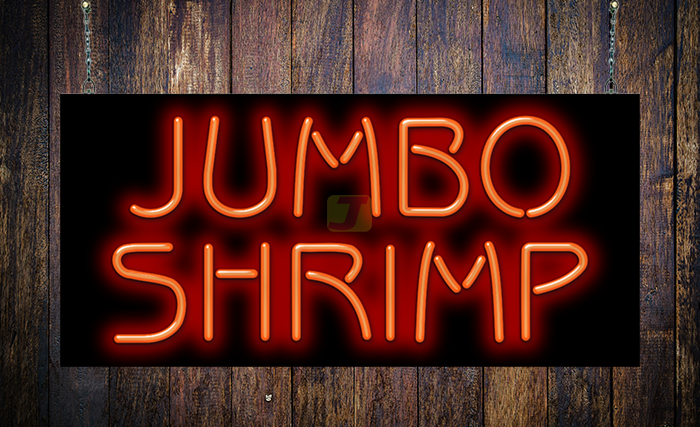 Jumbo Shrimp Neon Sign