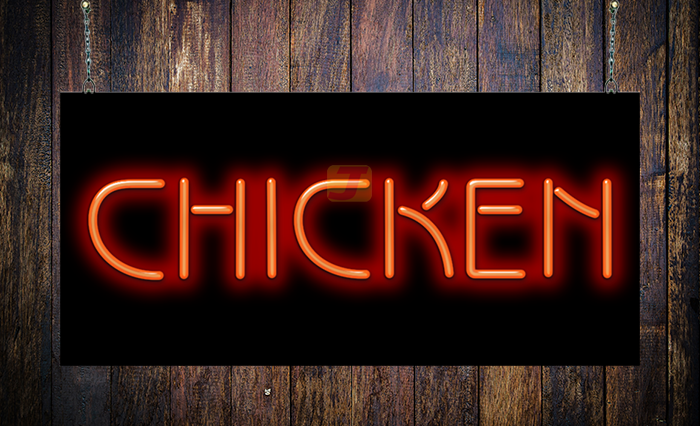Chicken Neon Sign