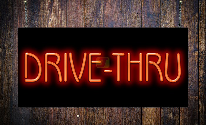 Drive-Thru Neon Sign