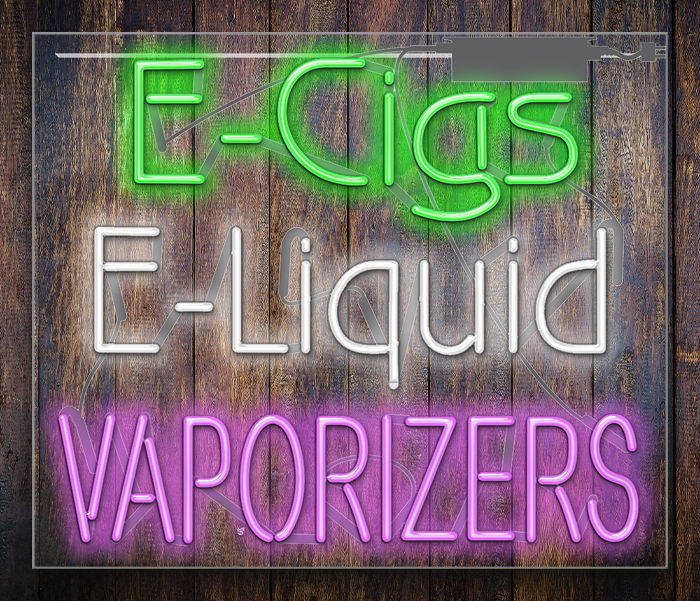 E-Cigs E-Liquid Vaporizers Neon Sign
